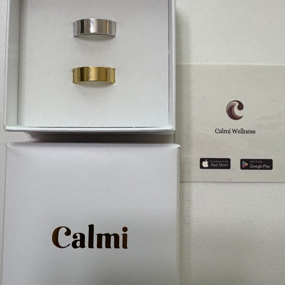 Calmi Gold and Silver Women's Ring Set